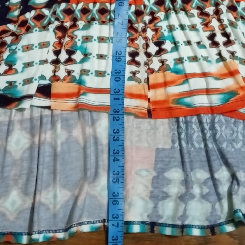 CATO Print Ruffled Top Dress - Picture 4 of 7